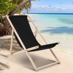 Jopassy Camping Relax Lounger černé – Zboží Mobilmania