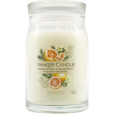 Yankee Candle WHITE SPRUCE & GRAPEFRUIT 567g – Zbozi.Blesk.cz