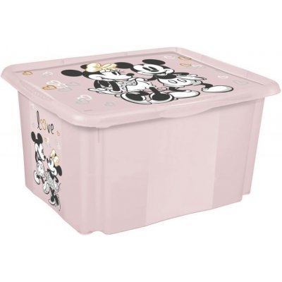 Keeeper Box Minnie Mouse love 45 l růžový/pudrová – Zboží Dáma