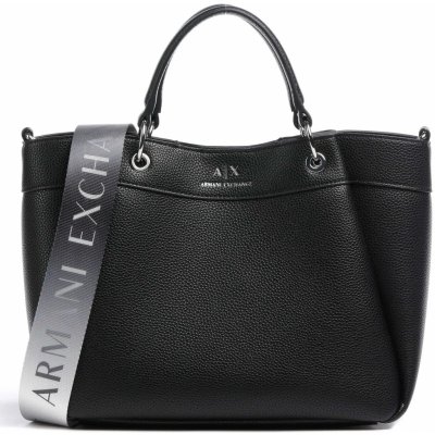 Armani Exchange kabelka střední umělá kůže černá – Hledejceny.cz