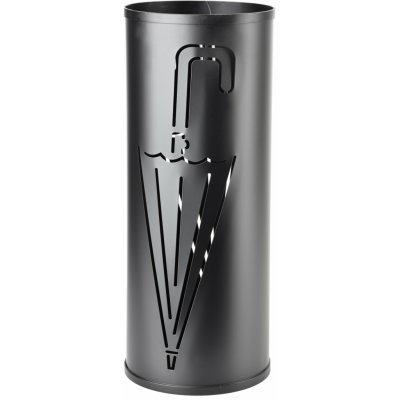 Mondex Kovový stojan na deštníky Cedric Black Umbrella, 49,5x20 cm – Zboží Dáma