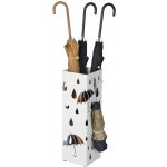 Moderní bílý stojan na deštníky - kapky, hranatý model_2140_1 – Zboží Dáma