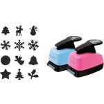 děrovačka dekorační 25 mm Set C Zima 12 motivů – Sleviste.cz