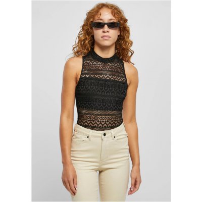 Ladies Crochet Jersey Turtleneck Body – Zboží Dáma