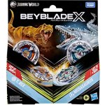 Beyblade X Jurassic World Collab T. Rex vs Mosasaurus Multipack Set 11 bit studios – Zboží Mobilmania