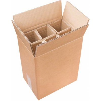 Eobaly.cz krabice přepravní 6 lahví - PROFI - 10 ks – Zboží Živě