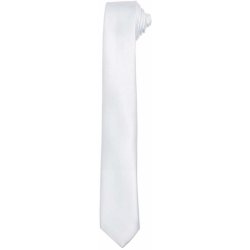 Premier Tenká kravata Slim bílá