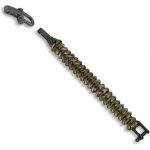 Albainox Paracord s kovovou sponou Woodland – Zboží Dáma