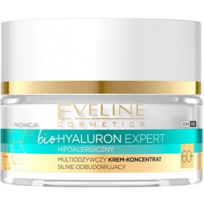 Eveline Cosmetics Bio Hyaluron Expert Multi-Nourishing Rebuilding Face Cream Concentrate 60+ 50 ml – Zboží Mobilmania