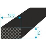 020916 Profilové těsnění 9x16 plné – Sleviste.cz