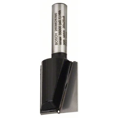 BOSCH Drážkovací fréza 8 mm, D1 20 mm, L 25 mm, G 56 mm 2608628390 – Zboží Dáma