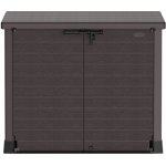 DURAMAX StoreAway 145 x 125 x 82,5 cm 1200 l hnědý 86631 – Zboží Dáma DURAMAX StoreAway 145 x 125 x 82,5 cm 1200 l hnědý 86631 – Zboží Dáma