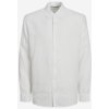 Pánská Košile Jack & Jones Lawrence pánská lněná košile bílá