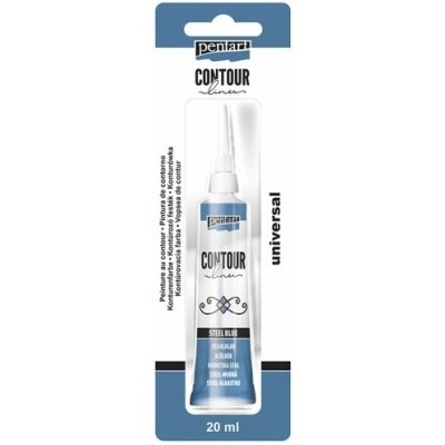 Pentart Konturovací liner metalický 20 ml OCELOVÁ MODRÁ – Zboží Dáma Pentart Konturovací liner metalický 20 ml OCELOVÁ MODRÁ – Zboží Dáma