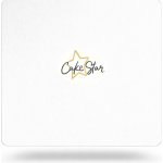 Cake Star Tác pevný dřevovláknitý bílý 24x24cm – Zboží Dáma