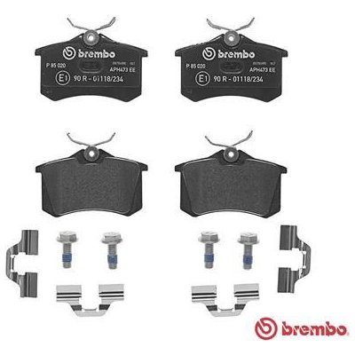 Sada brzdových destiček BREMBO P85020 – Zboží Mobilmania