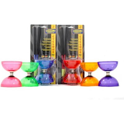 Diabolo s ložiskem Cyclone Quartz 2 set hůlky + DVD – Zboží Mobilmania