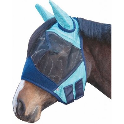 HKM Maska pro koně proti hmyzu aqua – Zboží Mobilmania