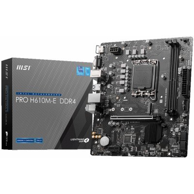 MSI PRO H610M-E DDR4 – Zboží Živě