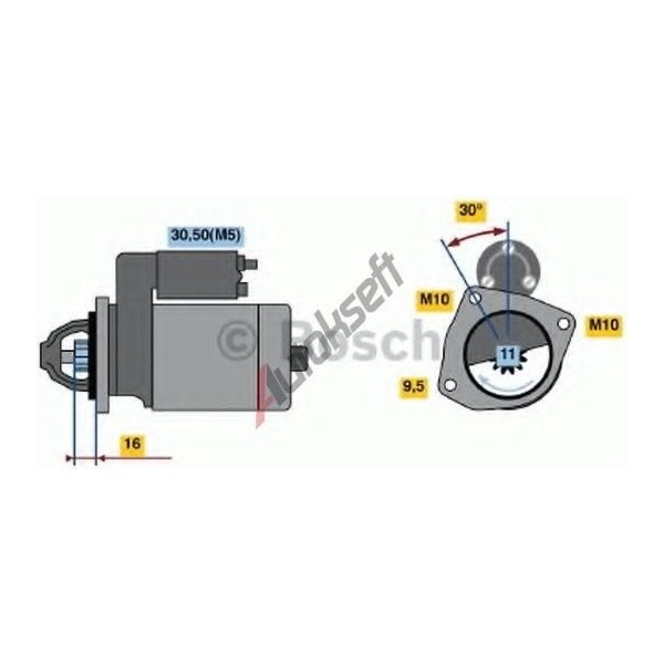 Startéry BOSCH Startér BO 0986022131