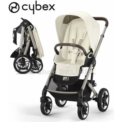 Cybex TALOS S LUX TPE Seashell Beige light beige 2023 – Zboží Mobilmania