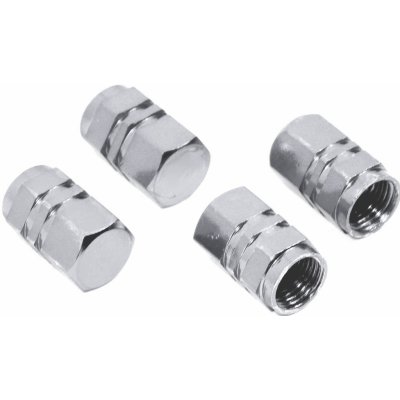 COMPASS Ozdobné kryty ventilků stříbrné 4ks | Zboží Auto