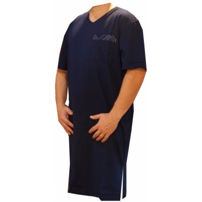 noční košile krátký rukáv tmavě modrá – Zboží Dáma