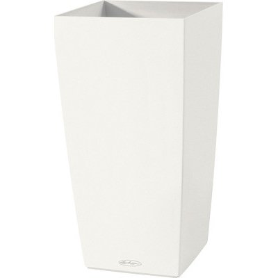 Lechuza Samozavlažovací květináč Cubico Color plast 30x30x56 cm bílý – Hledejceny.cz