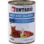 Ontario hovězí losos Sunflower Oil 400 g – Hledejceny.cz