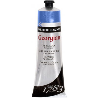 Olejová barva Daler-Rowney GEORGIAN 75 ml 128 Light blue – Zboží Dáma