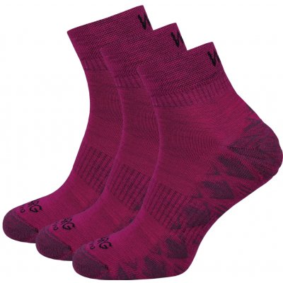 Warg Endurance Merino Mid 3-pack fialová – Zboží Mobilmania