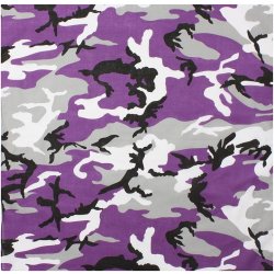 Šátek Rothco Jumbo violet camo