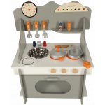 KIK KX4626 Dřevěná kuchyňská linka MDF pro děti s velkou troubou – Zboží Dáma