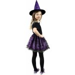 Rappa čarodějnice netopýrka tutu sukně s kloboukem – Zboží Mobilmania