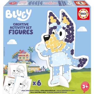 EDUCA Kreativní sada s šablonami Bluey – Hledejceny.cz