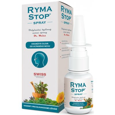 Dr.Weiss RymaSTOP bylinný nosní sprej 30 ml – Zboží Dáma