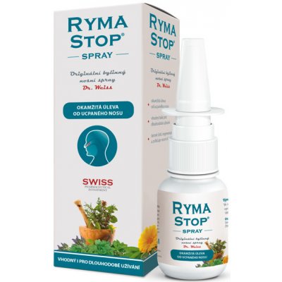 Dr.Weiss RymaSTOP bylinný nosní sprej 30 ml – Zbozi.Blesk.cz