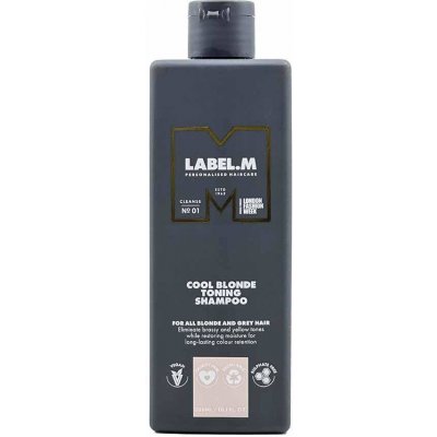 label.m Cool Blonde Toning Shampoo 300 ml – Zboží Mobilmania