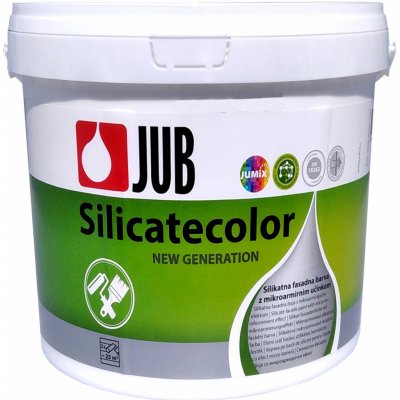 Jub Bílá silikátová fasádní barva JUB SILICATECOLOR - 15 L - bílý – Zboží Mobilmania