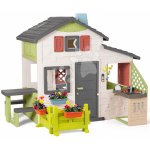 Smoby Domeček My House se stolem zahrádkou a plnými dveřmi – Zboží Dáma