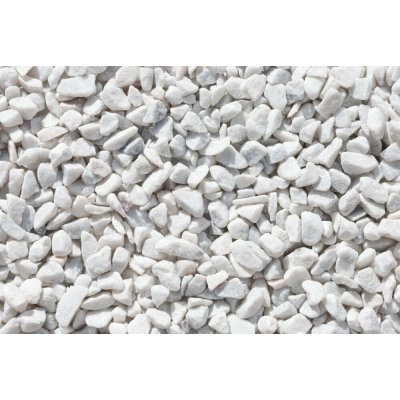 Mramorová drť, Kararská bílá, více frakcí 16-25 mm, 25 Kg – Sleviste.cz
