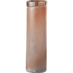 Lososová skleněná váza Scavo Rim - Ø12*38 cm - J-Line by Jolipa – Hledejceny.cz