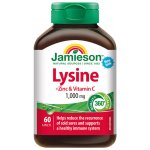 Jamieson Lysine + Zinc & Vitamin C 1000 mg 60 tablet – Hledejceny.cz