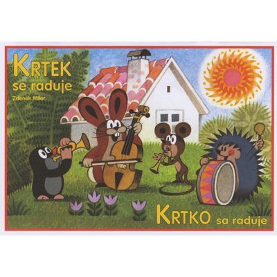 Krtek se raduje omalovánky A5 Zdeněk Miler – Zboží Mobilmania