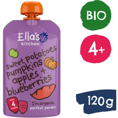 Ella's Kitchen Bio Batáty dýně a jablko 120 g – Sleviste.cz
