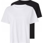 Esmara dámské triko 2 kusy černá/bílá – Zboží Mobilmania