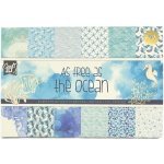 Creative Craft Group Sada jednostranných papírů As Free as the Ocean 230 g/m2 11,5 × 16,5 cm 24 ks – Sleviste.cz
