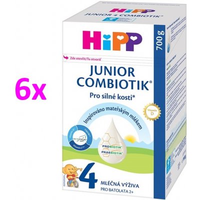 HiPP 4 JUNIOR Combiotik 6 x 700 g – Zbozi.Blesk.cz