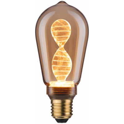 Paulmann 28885 Helix Inner Glow, zlatá dekorativní žárovka E27 LED 3,5W 1800K, 6,4cm – Hledejceny.cz