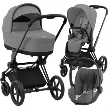 CYBEX Rám Priam 4.0 Seat Pack Lux Carry Cot + Cloud T i-Size Plus 2024 Mirage Grey